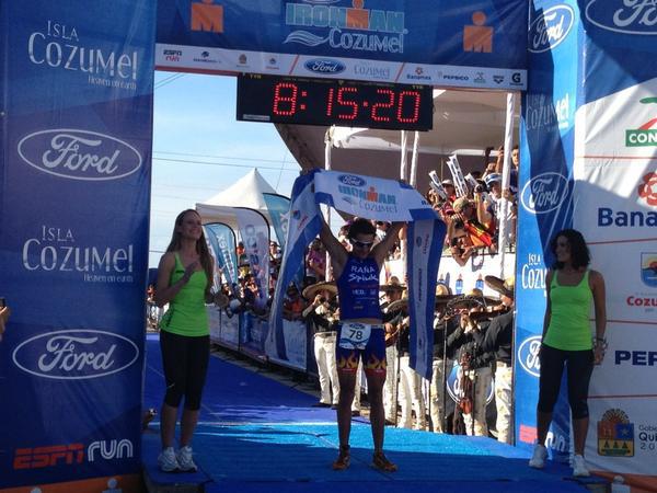Ivan Raña gana el ironman de Cozumel Ivan Raña Cozumel