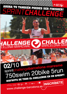 Challenge Barcelona adiciona um Sprint Triathlon à sua festa em 2 de outubro