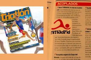 A revista "Triathlon" ecoa a criação do Club TriMadrid, seu clube 2.0