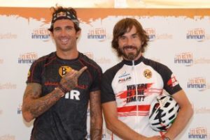 Josef Ajram apadrinará al actor Santi Millán para el Extreme Man by Artroactive de Menorca