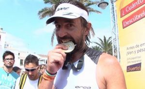 The actor Santi Millán is consecrated as a triathlete in the Inmunactive Challenge