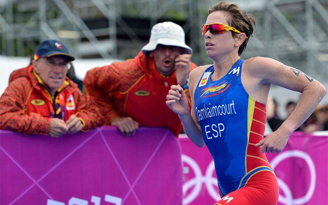 Marina Damlaimcourt, wie kann ein Triathlet nach einem olympischen Wettkampf Tore erzielen?