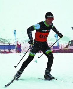Jon Erguin Campione spagnolo di triathlon invernale