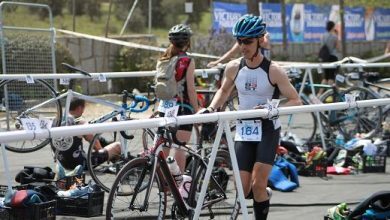 Secteur de l'énergie d'un cycliste Ironman