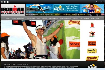 Ironman Lanzarote opens its new website in Spanish