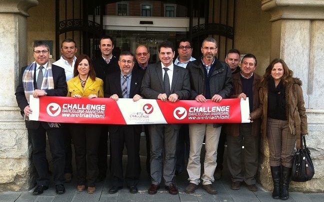 official presentation of the European Half Distance Triathlon Championship, Half Challenge-Barcelona