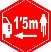 Respekt für Radfahrer