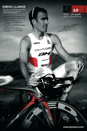 Taymory patrocinará al triatleta Eneko llanos