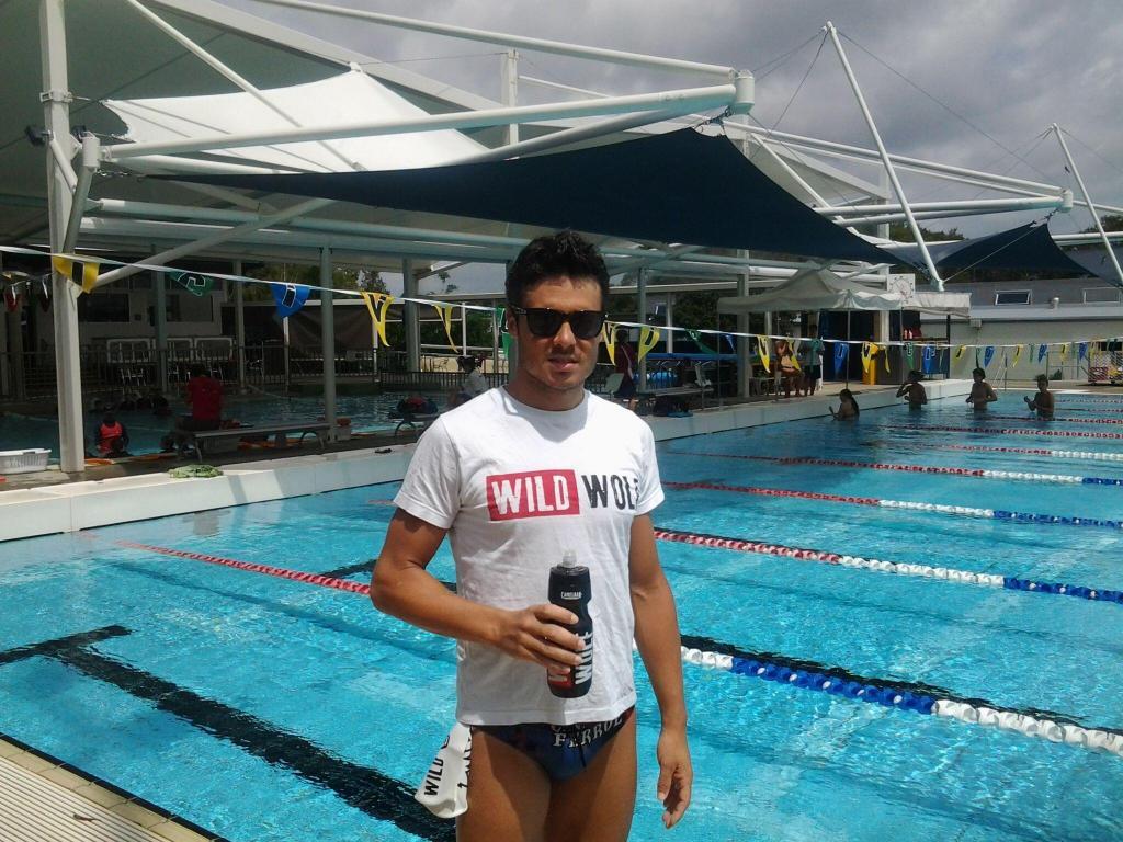 Javier Gómez Noya a por todas en Mooloolaba