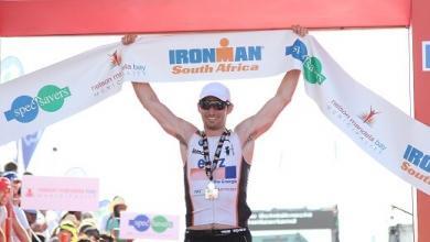 The Swiss Ronnie Schildknecht and the American Jessie Donavan win the Ironman of South Africa