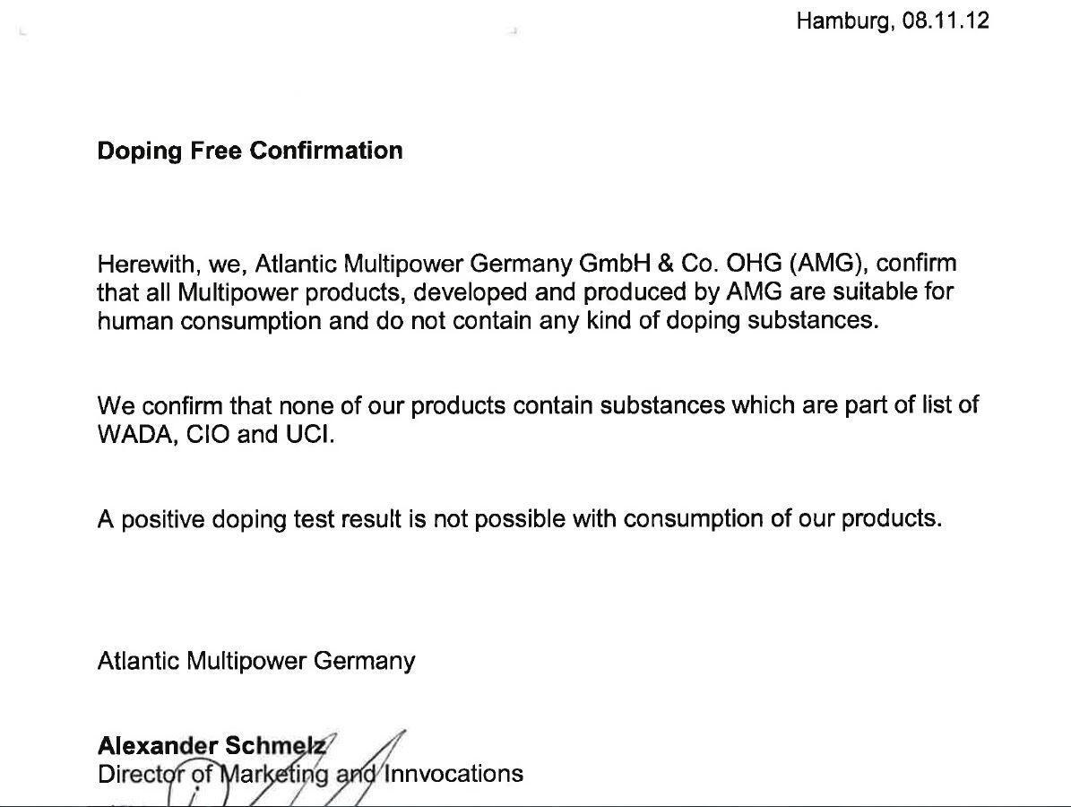 Multipower annulliert Sponsoring mit Virginia Besategui