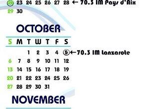 Calendario Victor del Corral