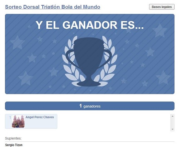 Sorteo Triatlón Bola del Mundo