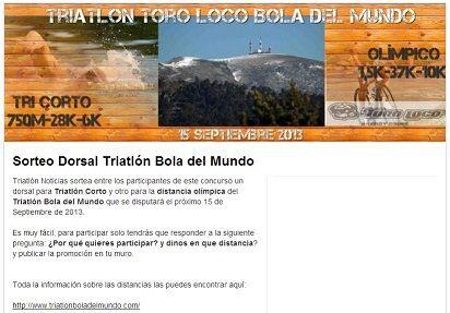 Lotteria Triathlon Bola del Mundo