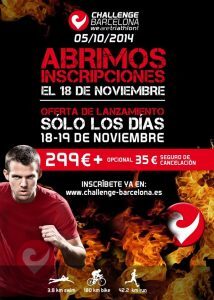 CHALLENGE BARCELONA arranca el 18 de Noviembre