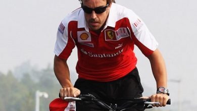 Fernando Alonso, equipo ciclista