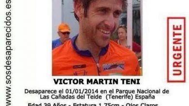 Victor Martín desaparecido