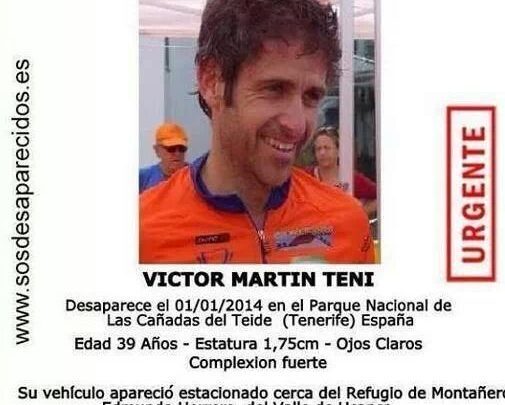 Victor Martín desaparecido