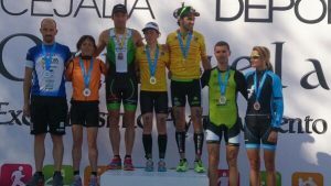 Podium Campeoanato Spain Duathlon LD