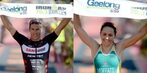 Craig Alexander and Emma Moffat win in the ironman 70.3 of Geelong