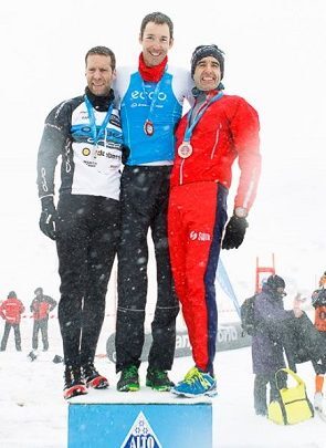 Podium Meisterschaft Spanien Triathlon Winter 2014