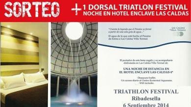 Festival de Triatlo com sorteio dorsal Ribadesella + Hotel noturno Enclave las Caldas