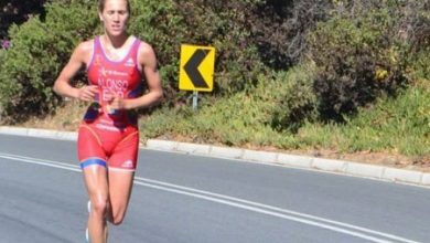 Melina Alonso in the cup PATCO Pan American Cup of Valparaíso Triathlon