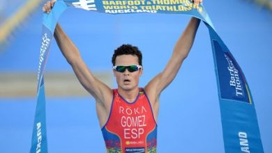 Javier Gómez Noya vence en Aukland