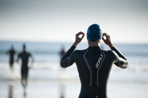 Use of neoprene in triathlon