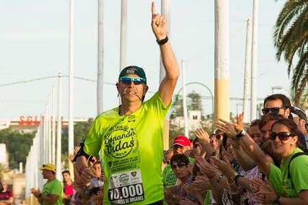 Eduardo Rangel schafft es, acht Marathons in vier Tagen zu fahren