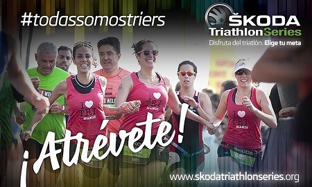 #todassomostriers: ŠKODA Triathlon Series reta a las mujeres a debutar en el triatlón