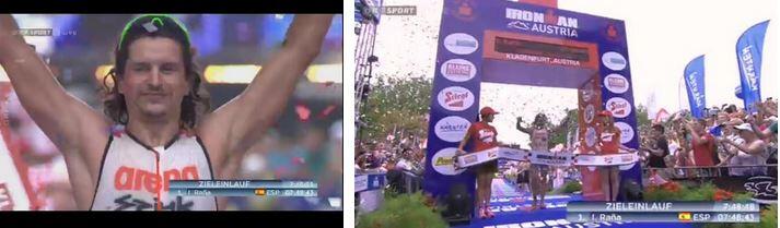 Ivan Raña gewinnt mit dem Ironman von Österreich
