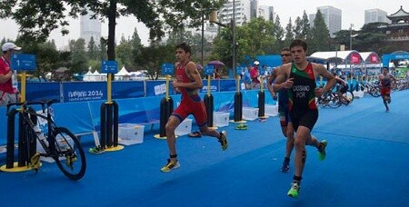 Alberto González, diplôme olympique aux Jeux Olympiques de la jeunesse de Nanjing