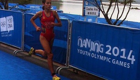 Carmen Gómez, ninth in the JJ.OO. of the Youth of Nanjing