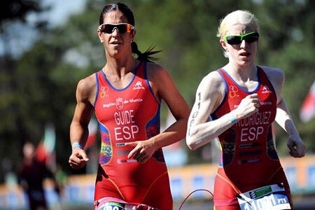 , Susana Rodríguez and her guide Mayalen Noriega