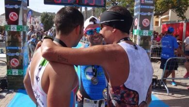 Un geste dans le Triathlon de Cabo de Gata