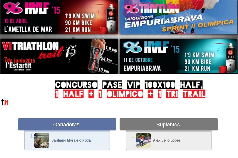 Resultado Concurso 100x100 Half