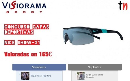 Resultado concurso Gafas visiorama Sport