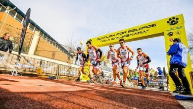 Partenza del Duathlon delle squadre di Almenara