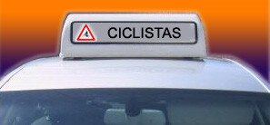 Car accompaniment cyclists