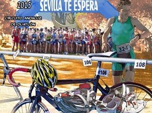 Cartel del Duatlón de Sevilla 2015