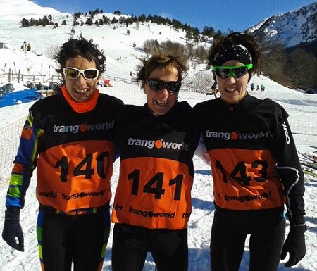 Victoria para Mari Cruz Aragón  en el Triatlón de Invierno de Ansó 