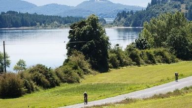 Sector ciclista del Triathlon de Vitoria