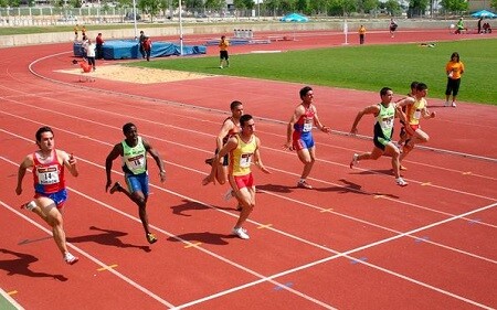 prova di atletica leggera