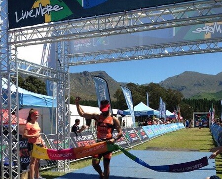 Roger Serrano bei XTERRA Südafrika