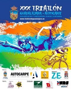 Cartaz do Triathlon de Guadalajara 2015