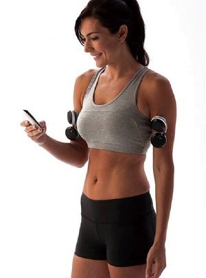 Protocolo para trabajar biceps con COMPEX