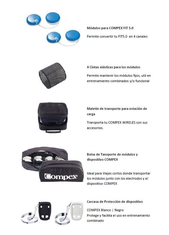 Novos acessórios COMPEX para Wireless