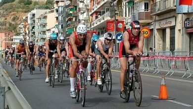 Uso de acoples en peloton de triatlón