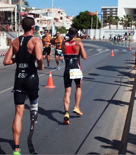 Dani Molina paratriathlete